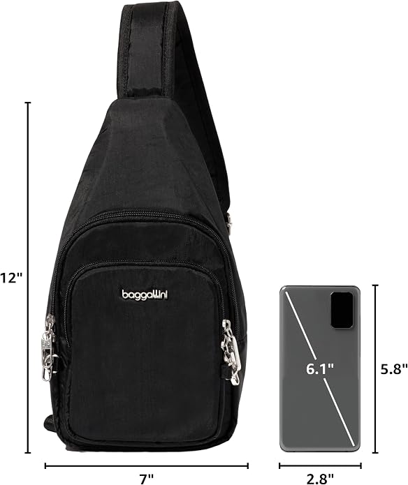 Baggallini Securtex Anti-Theft Daytripper Sling