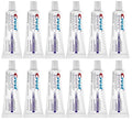 Crest 3D White Brilliance Toothpaste, Vibrant Peppermint, Travel Size, 0.85 oz (24g) - Pack of 12