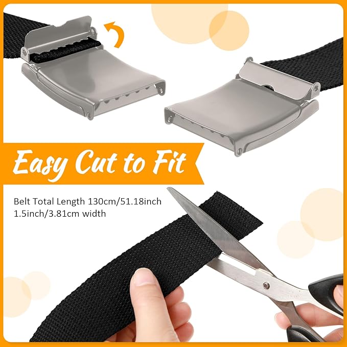 Yahenda 20 Pcs Web Belt for Men Women Belt Adjustable Canvas girdle Golf Strap with Military Buckle Casual Web girdle