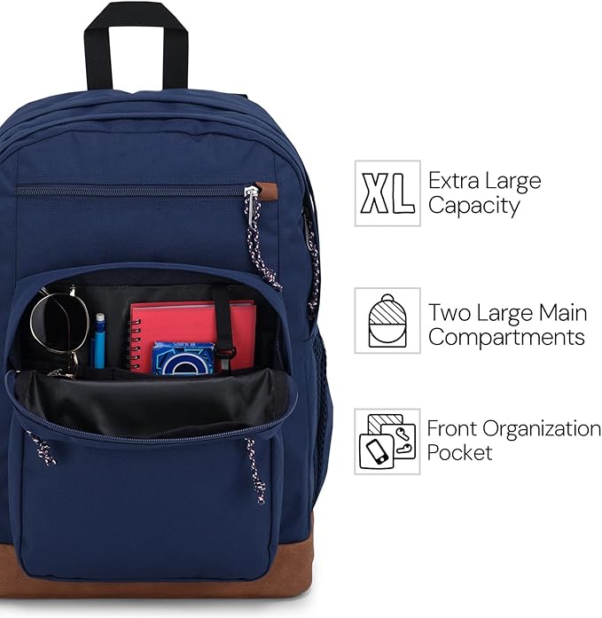 JanSport Cool Backpack with 15-inch Laptop Sleeve, Large Computer Bag Rucksack with 2 Compartments, Ergonomic Straps, Lavender Ash