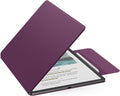 MoKo Magnetic Case for All-New 11" Kindle Scribe 2025(3rd Generation) & Kindle Scribe Colorsoft 2025(1st Generation) - Slim Folio Premium PU Leather Cover with Pen Clasp & Auto Sleep Wake, Dark Purple