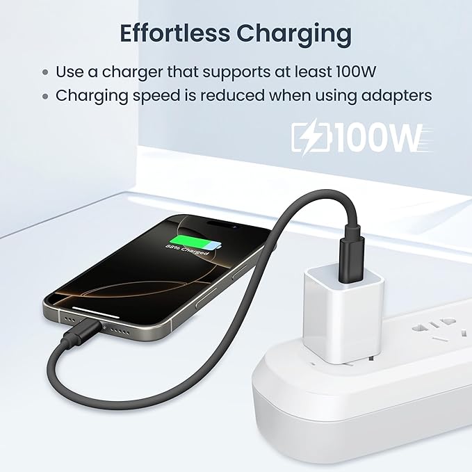 Elebase Multi USB C Charger Adapter Cable Kit (5+1),Travel Type C to iOS Adaptor Box with 1Ft 100W Charging Cord,USBC to Micro Converter,USB 3.0 OTG,Portable Card Storage,Tray Eject Pin,Data Transfer