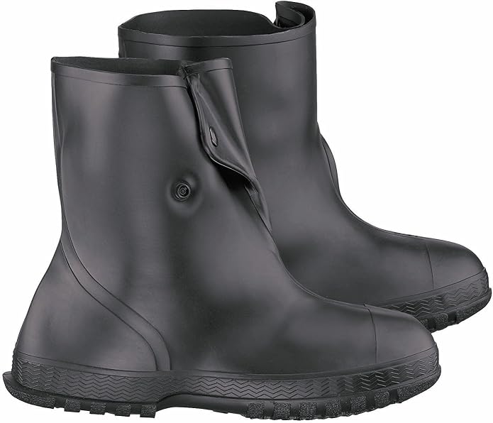 ONGUARD Overshoe 4-way Cleated Outsole - Waterproof Slush boots for Men & Women - Made from PVC - Black - Size XS-2X