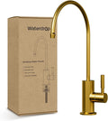Waterdrop G2FCT-Gold Drinking Water Faucet, Reverse Osmosis Faucet, Water Filter Faucet for Kitchen Bar Sink, Single Handle, Easy to Install, Lead-Free, Stainless Steel, Brushed Gold