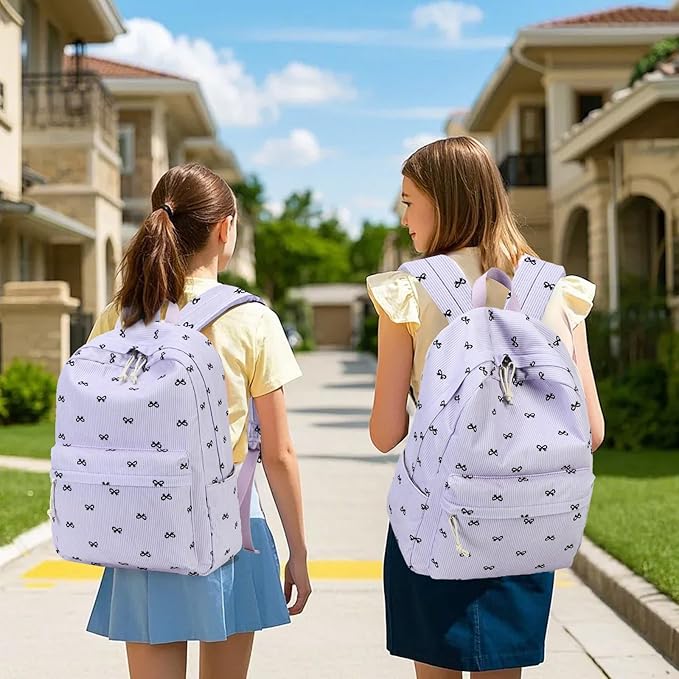 LEDAOU Backpack for Girls School Bag Kids Bookbag Teen Backpack Set Daypack with Lunch Bag and Pencil Case | Kids, Bookbag, Daypack, with Lunch Bag, and Pencil Case
