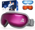 BOB AND BRAD Eye Massager with Heat and Cooling, FSA Eligible HSA Eligible, EyeOasis 3 Eye Massager for Migraine, Heated Eye Mask for Dry Eye Relief Sleep Improve, Birthday Gift for Women Mom Wife