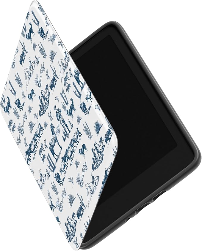 Casely Kindle Case | Wild West Adventure | Desert | Compatible with 7" Kindle Colorsoft and 7" Kindle Paperwhite (12th Gen 2024 Edition) | Vegan Leather Cover with Auto Sleep/Wake
