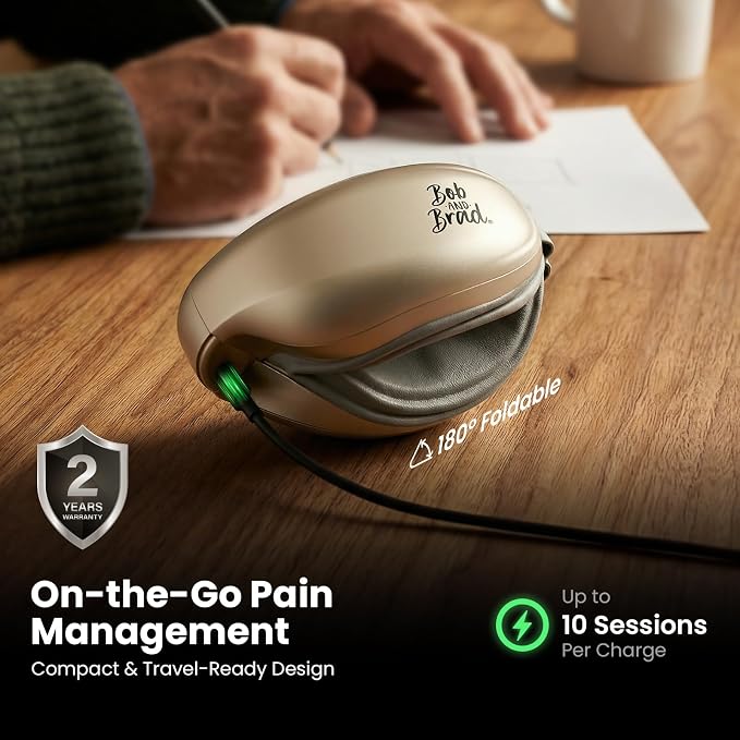 BOB AND BRAD Eye Massager with Heat and Cooling, FSA Eligible HSA Eligible, EyeOasis 3 Eye Massager for Migraine, Heated Eye Mask for Dry Eye Headache Relief Sleep Improve, Ideal Fathers Day Dad Gifts