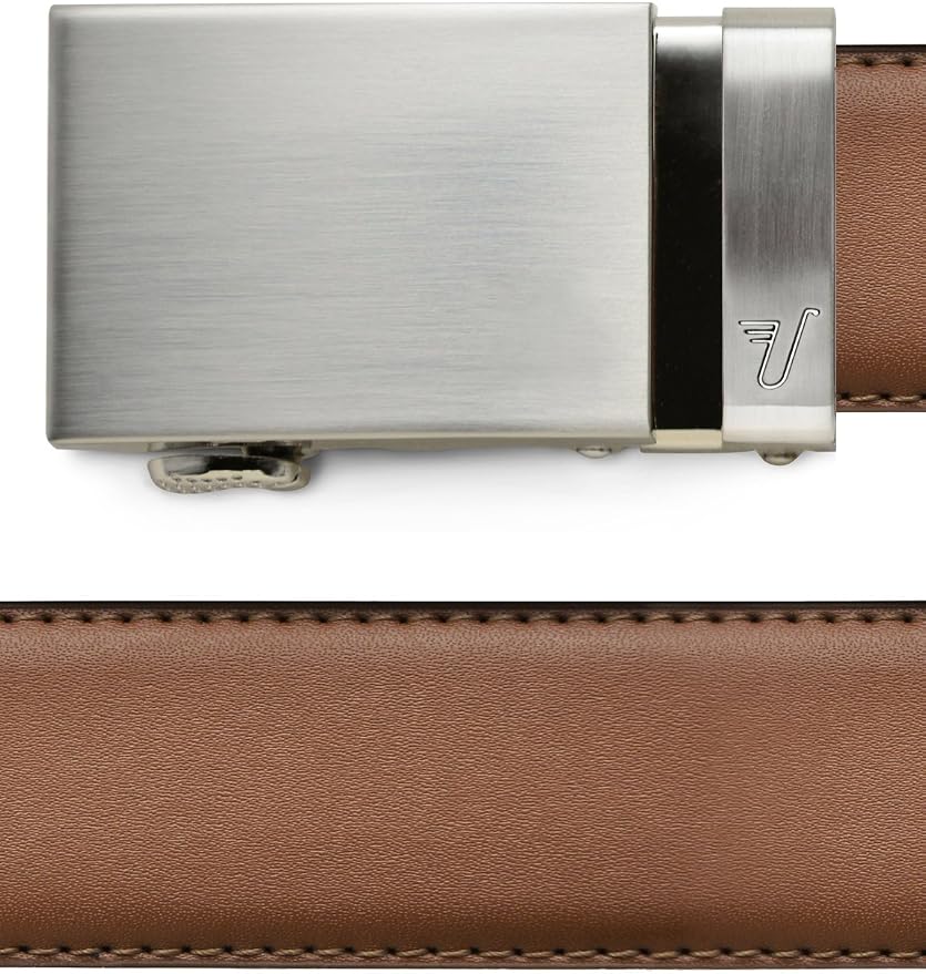 Mission Belt Men's Leather Ratchet Belt, 40mm Metal Collection