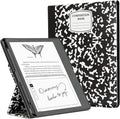CoBak Stand Case for Kindle Scribe - Premium Folio Leather Cover with Pen Holder, Auto Sleep/Wake - Compatible with 10.2 Inch Kindle Scribe (2022/2024 Release)