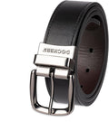 DOCKERS Men's Two-in-one Reversible Rotative Buckle Everyday Casual Dress Belt (Regular and Big & Tall Sizing)