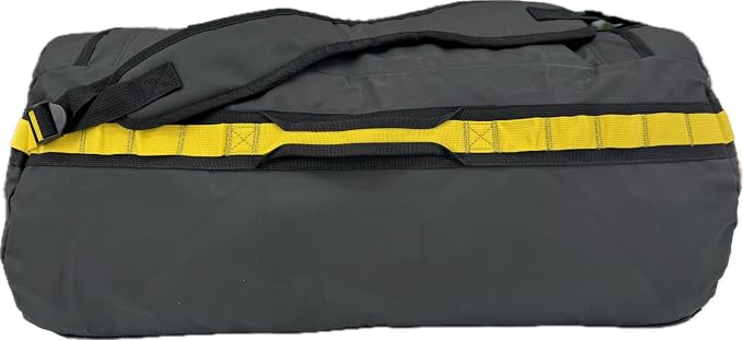 Element Equipment Trailhead Duffel Bag Shoulder Straps Waterproof Black/Yellow Medium