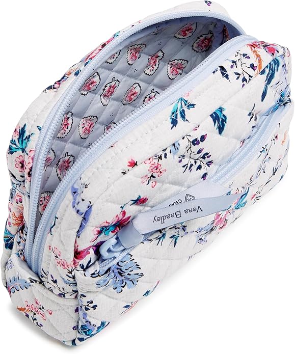 Vera Bradley Women's Cotton Medium Cosmetic Makeup Organizer Bag