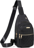 Banelu Small Sling Bag Crossbody Sling Backpack for Women, Chest Bag Daypack Cross Body Bag Fanny Pack for Outdoors Hiking