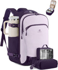 LOVEVOOK 40L Travel Backpack for Women, Airline Approved Carry On Backpack with 2 Packing Cubes, Waterproof Personal Item Bag Fits 17" Laptop, TSA Traveling Essentials Weekender Overnight Backpack