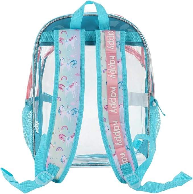 Floral Unicorn 5-Piece Backpack & Lunchbox Set With Water Bottle