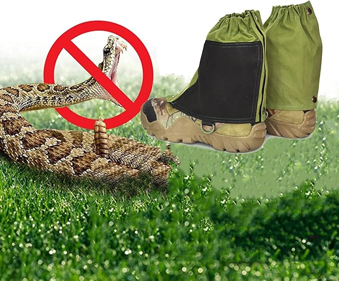 Leg Gaiters,Adjustable Legging Snake Bite Protection,Snow Gaiters Walking Climbing Gaiters Outdoor Activity Leg Cover Protect for Adult Men Women
