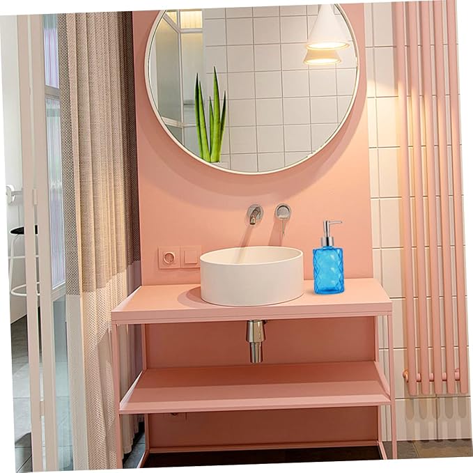 Pump bottle,Hand Soap Container Dispenser Pump Bottles Travel Container Spray Bottle Travel Shampoo Bubble Soap Pump Bottle Dispenser Soap Lotion Dispensers Foam Soap Cosmetic Bottle Push Type(Blue)