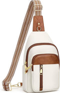 Anti Theft Crossbody Bags for Women RFID Sling Bag, Vegan Leather Cross Body Travel Purse for Women Men