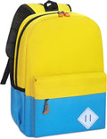 AZKAQA Little Kids Backpack for Girls Boys - Toddler Preschool Backpack School Bag Cute Kindergarten Backpack for Aged 3-6, Yellow Blue