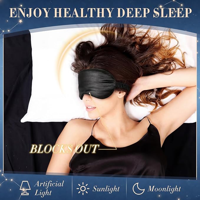 Cuffbow 36 Pcs Silk Sleep Eye Masks Bulk Satin Eye Cover Blindfold Eyeshade with Adjustable Elastic Strap for Women Men Sleeping Travel Wedding Gift(Green, Pink, Gray, Black)