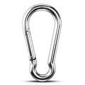Large Carabiner Clip Hooks, 1pc 4 inch Carabiner Heavy Duty, 304 Stainless Steel Spring Snap Hook Fits Camping Hanging Hiking Weight Lifting, Metal Clips for Rope or Chain