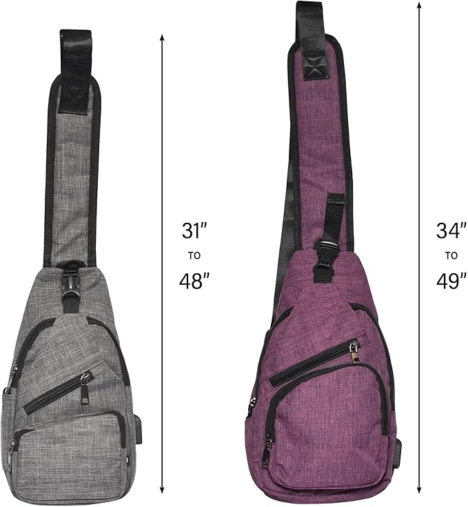 Nupouch Anti-Theft Daypack: Anti Theft Crossbody Bag, Lightweight for Travel, Hiking, or Everyday Pickpocket Protection