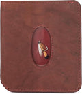 ROGUE WALLET Angler Front Pocket Wallet for Men - Slim, Compact Leather Card Holder with ID Window - Minimalist Front-Pocket Wallet for Cash, Cards & Travel Essentials (Burgundy)