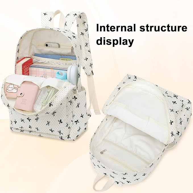 LEDAOU Backpack for Girls School Bag Kids Bookbag Teen Backpack Set Daypack with Lunch Bag and Pencil Case | Kids, Bookbag, Daypack, with Lunch Bag, and Pencil Case