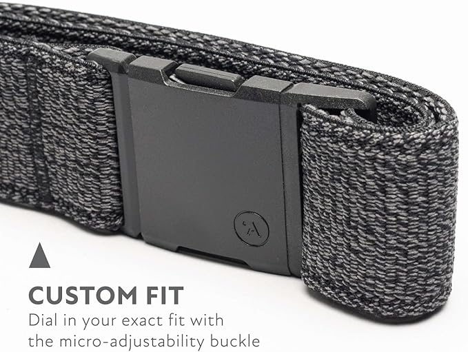 Arcade Belts A2 Unisex Adventure Belt: Heavy Duty Stretch, Metal Free Buckle
