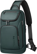 hk Sling Bag for Man, Waterproof Utility Crossbody Bag with Anti-theft Pocket for Men
