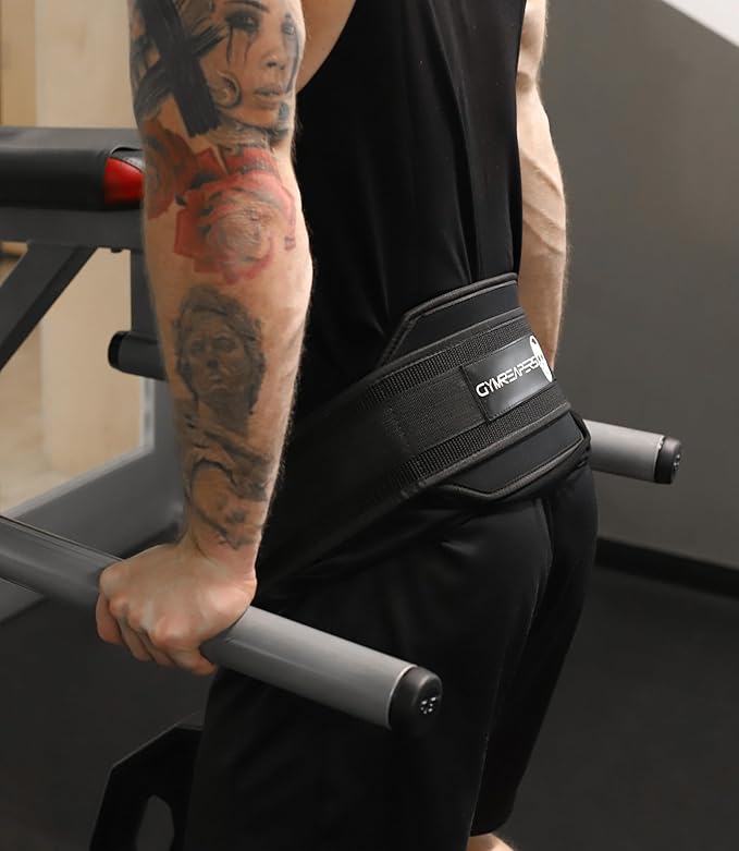 Gymreapers Dip Belt With Chain For Weightlifting, Pull Ups, Dips - Heavy Duty Steel Chain For Added Weight Training