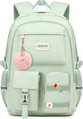 abshoo Big Student Laptop Backpack For College Women Middle High School Teen Girls Bookbag Travel Daypack (Olive Green)