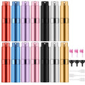 Lil Ray 8ml/14pcs Portable Mini Perfume Atomizer, Refillable Empty Small Spray Bottle for Travel, Twist Type Pocket Cologne Sprayer