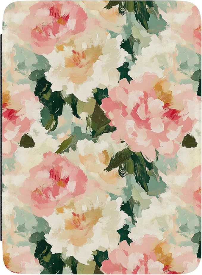 Casely Kindle Case | The Garden Room | Painted Petals | Compatible with 7” Kindle Colorsoft and 7” Kindle Paperwhite (12th Gen)
