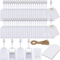 Amylove 48 Sets Leather Luggage Tags Bulk Wedding Favors Luggage Tags for Guests Bridal Gifts Wedding Bridal Shower Gift PU Leather with Name ID Card Tag for Guests