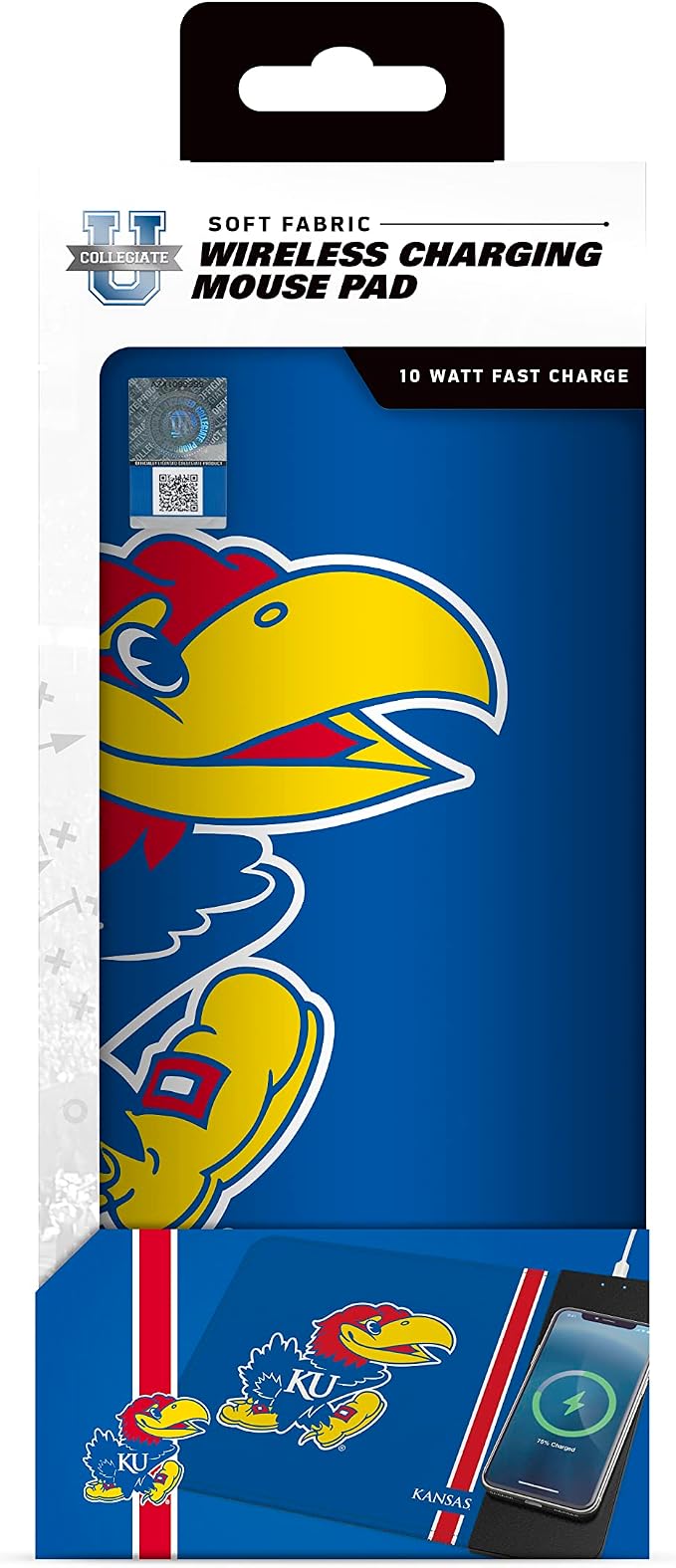 SOAR NCAA Unisex Cell Phone Wireless Charging Mouse Pad