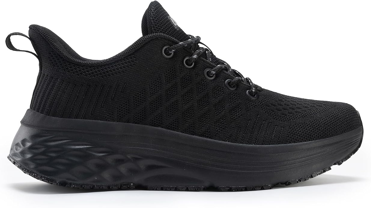 AVW Womens Non Slip Work Shoes Water Resistant Walking Sneakers Food Service Chef Kitchen Shoes
