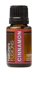 Nature's Fusions Cinnamon Bark, 100% Pure and Natural Essential Oils, Undiluted, Therapeutic Grade for Aromatherapy and Topical Use, .5 Fl Oz (Pack of 1) (15 mL)