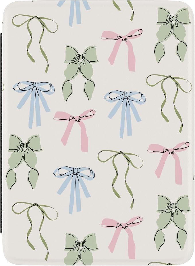 Casely Kindle Case | Whimsy Girlie | Pastel Bows | Compatible with 7” Kindle Colorsoft and 7” Kindle Paperwhite (12th Gen 2024 Models)