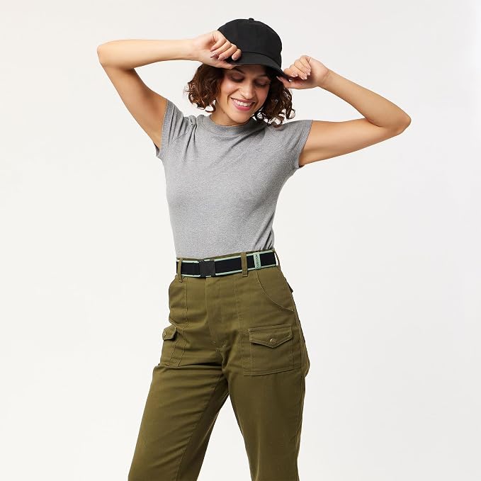Arcade Belts A2 Unisex Adventure Belt: Heavy Duty Stretch, Metal Free Buckle
