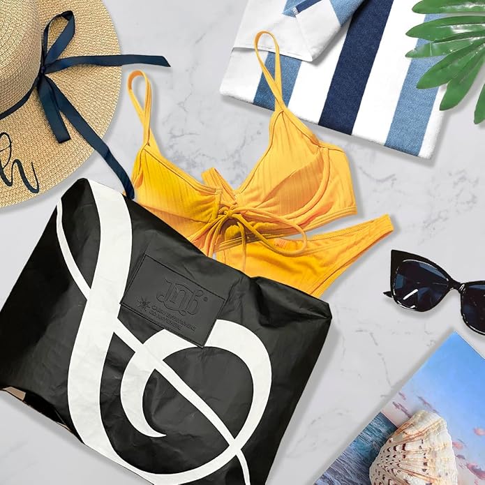 100% Coated Tyvek Material, Beach Pouch, Waterproof Pouch for Beach, Makeup Pouch, Wet Dry Bag,Clutch