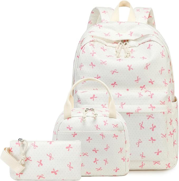 LEDAOU Backpack for Girls School Bag Kids Bookbag Teen Backpack Set Daypack with Lunch Bag and Pencil Case | Kids, Bookbag, Daypack, with Lunch Bag, and Pencil Case