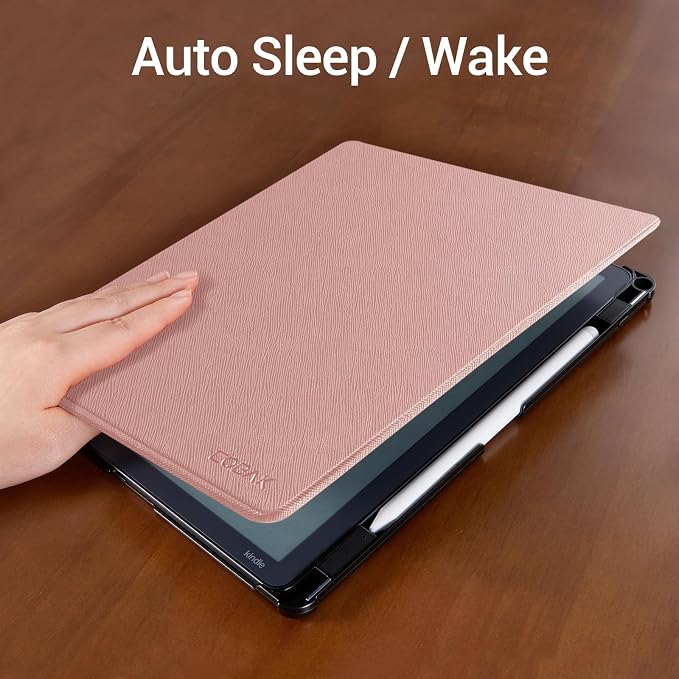CoBak Case for 11" Kindle Scribe 3rd Generation 2025, Kindle Scribe Colorsoft - All New PU Leather Cover with Auto Sleep Wake, Pen Holder for Scribe 11" 2025 Released