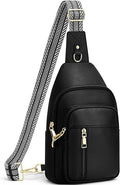Anti Theft Crossbody Bags for Women RFID Sling Bag, Vegan Leather Cross Body Travel Purse for Women Men
