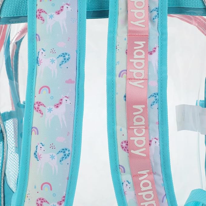 Floral Unicorn 5-Piece Backpack & Lunchbox Set With Water Bottle