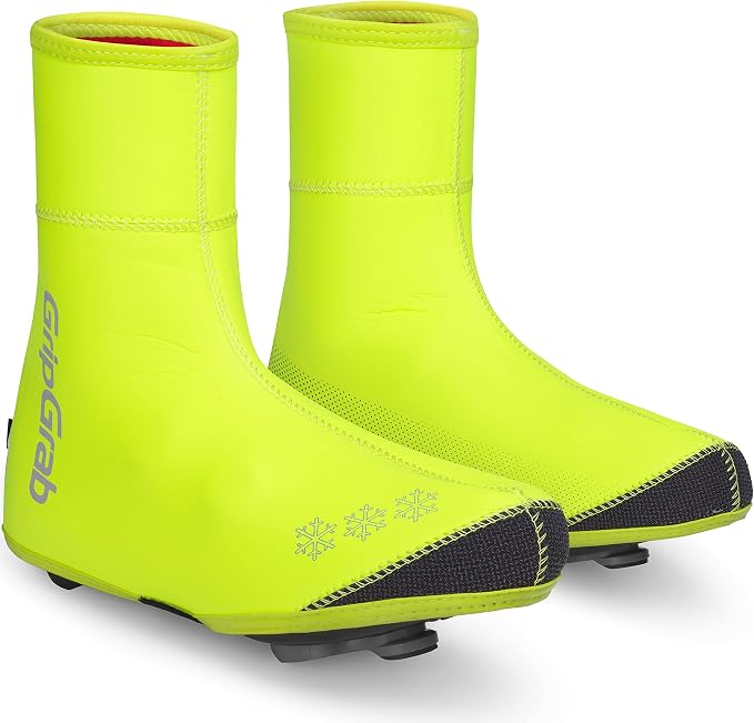 GripGrab Arctic Waterproof Deep Winter Road Bike Overshoes Warm Thermal Fleece Lined Cold Weather Cycling Shoe Covers