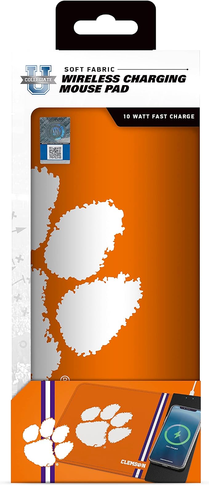 SOAR NCAA Unisex Cell Phone Wireless Charging Mouse Pad