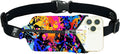 SPIbelt Running Belt Original for Women Men, Phone Holder for Running, Running Fanny Pack, Holder for Phone, Running Waist Pack, Adjustable Waist, [Fits All Phones]. Rave with Black Zipper