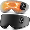 Heated Eye Mask - Cordless Eye Mask for Dry Eyes, Eye Relief, Improved Sleep, Timed Shutdown, 4 Temperature, Washable Eye Heating Pad for Travel, Removable for Cleaning